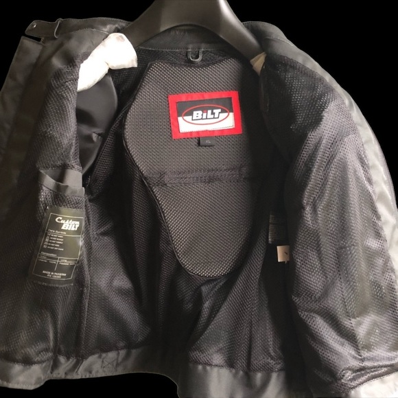 🏍NWT BILT Eclipse 100% Leather Motorcycle Riding Jacket🏍 - Picture 2 of 7